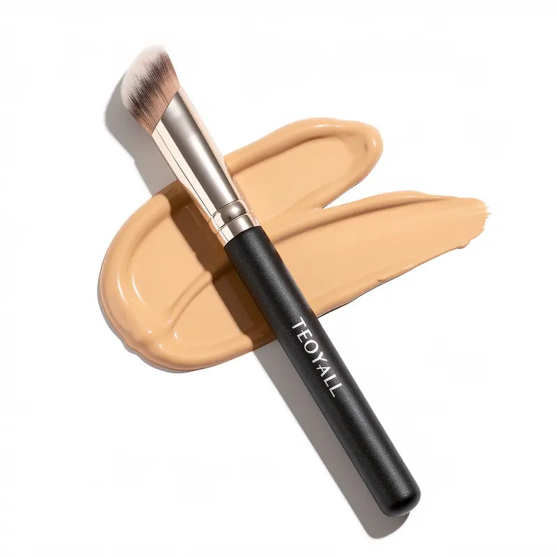 TEOYALL Handcrafted Professional Concealer Thumb Brush & Beauty Brushes Set - No Creasing, Firm Support, Flawless Coverage, No Tugging Makeup Tools