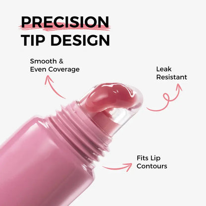 Dr.Leo Tinted Peptide Lip Serum – Brightens Dull-Looking Lips & Smooths Lip Lines, Sheer-to-Buildable Glossy Color + Hydrating Lip Care, Pink Dew / Toast Nude, 15g #sohochic #tiktokshopbacktoschool, Lip Tint, Moisturize, Daily
